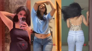 Avantika mohan  malayalam serial actress  avantika mohan navel show  show  armpit  back [upl. by Gustav579]