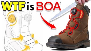 Why steel cable laces  BOA Ariat Boot [upl. by Ahtar]