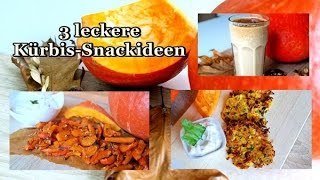 🎃 Die leckersten DIY KÜRBISSNACKS für den Herbst 🎃 3 einfache KürbisRezepte [upl. by Cornwell372]