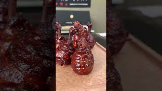 Honey Jalapeño BBQ Chicken Lollipops [upl. by Arymahs]