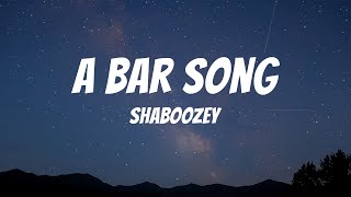 Shaboozey  A Bar Song Tipsy Lyrics [upl. by Marius]