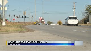 Springfield road resurfacing to start [upl. by Ardnohsal]