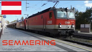 Austrian Trains The Semmeringbahn at Semmering 07Oct22 [upl. by Mueller]