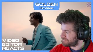 Video Editor Reacts to Harry Styles  Golden [upl. by Nilra569]