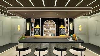 Bar Interior Design Idea  BAR DESIGN [upl. by Ardell2]