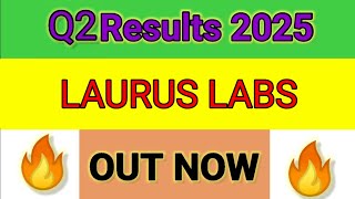 LAURUS LABS Q2 results 2025  LAURUS LABS results today  LAURUS LABS Share News  FolioFN [upl. by Philip]