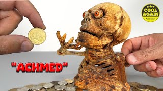 Hungry Skull  Mechanical Coin Bank Restoration [upl. by Stutzman]