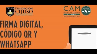 FIRMA DIGITAL CÓDIGO QR Y WHATSAPP [upl. by Asseral]