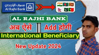 al rajhi bank add beneficiary international  how to add international beneficiary in al rajhi bank [upl. by Oeht]