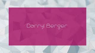 Darryl Berger  appearance [upl. by Ludovico988]