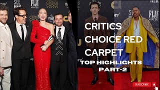 2024 Critics Choice Awards Best Fashion Highlights part2 [upl. by Leind]