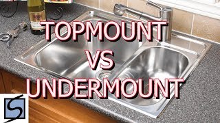 Topmount vs Undermount Sinks Which sink should I choose for my Kitchen [upl. by Nayt]