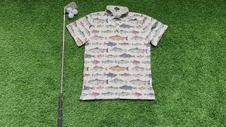 Mens Master Baiter fish golf polo [upl. by Glimp]