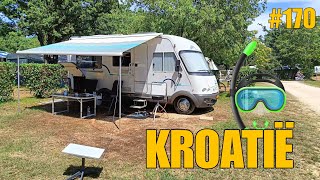 MET DE CAMPER NAAR EEN MOOIE CAMPING IN KROATIË EN SNORKELEN 170 [upl. by Inej811]