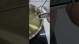 How to use thermometer for frying [upl. by Frans]