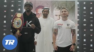 Jamel Herring and Carl Frampton Finally Faceoff before World Title Fight Saturday on ESPN [upl. by Ettenna]