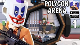 Polygon Arena Online Shooter Gameplay Walkthrough Android iOS  Part 2 [upl. by Eemaj]