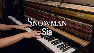 Sia  Snowman  Piano cover [upl. by Had]