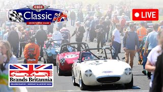 CSCC LIVE  Monday 26th August 2024  Brands Britannia Race meeting [upl. by Katy867]