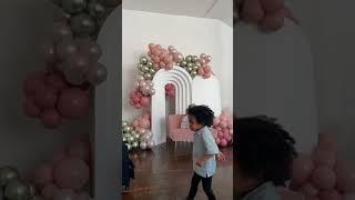 50th Balloon Garland balloon howto short shorts shortvideo [upl. by Eidualc]