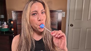 ASMR Gourmet Lollipop  Mouth Sounds  Pop Rocks 🍭 [upl. by Ardene]