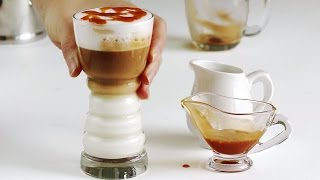 How to Make Caramel Macchiato  Starbucks at Home  Copycat Recipe 스타벅스 카라멜 마끼아또 만들기  한글 자막 [upl. by Blunt]