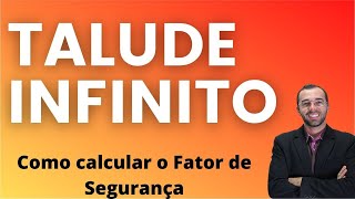 TALUDE INFINITO  Calculando o Fator de Segurança GEOTECNIA ESTABILIDADE DE TALUDES [upl. by Schreibman]