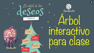 Como hacer un árbol de los deseos interactivo para mis clases o familia [upl. by Celestine295]