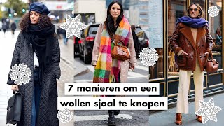 7 manieren om een wollen sjaal te knopen  Fashionchick [upl. by Pass]