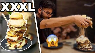 XXL BURGER CHALLENGE 🍔 [upl. by Liahcim]