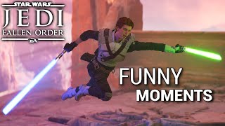 Star Wars Jedi Fallen Order  Funny Moments 4 [upl. by Neille]