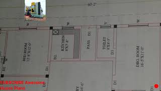 26 × 60 north face house plan map naksha design [upl. by Ariet]