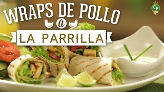 ¿Cómo preparar Wraps de Pollo a la Parrilla  Cocina Fresca [upl. by Nuahsyd]