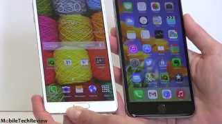 Samsung Galaxy Note 4 vs iPhone 6 Plus Comparison Smackdown [upl. by Acisse]