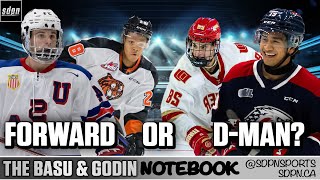 Should the Montreal Canadiens Draft a Forward or a Defenseman  The Basu amp Godin Notebook [upl. by Onaicram881]