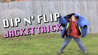 Dip n Flip Jacket Trick Song  Preschool Coat Flip Trick  Learn How to put on a Coat the Fun Way [upl. by Leruj]