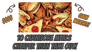 10 Carnivore Meals CHEAPER Than Fast Food [upl. by Graf]