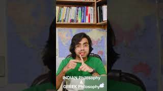 INDIAN PHILOSOPHY VS GREEK PHILOSOPHY history indianculture [upl. by Shoshana]