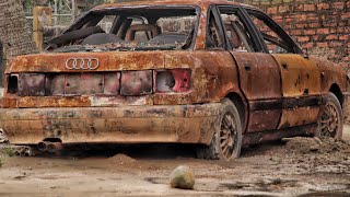 Fully restoration 1980 AUDI Q8 car abandoned for 30 years  Restoration Channel [upl. by Myrlene]