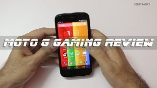 Moto G Gaming Review with HD Games amp Benchmarks [upl. by Quintessa]