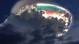 Mysterious Rainbow cloud on Costa Rica Independence Day quotEnd of timesquot  Viral Video 2015 [upl. by Parks294]