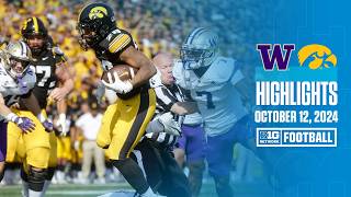 Washington at Iowa  Highlights  Big Ten Football  10122024 [upl. by Aicyla]