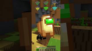 Totem of Undying vs Different WiFi shorts minecraft meme [upl. by Saberhagen]