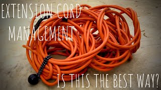 How To Wrap Extension Cord With ZERO Knots [upl. by Alat897]