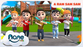 A Ram Sam Sam Lets Go Faster and Faster  Nursery Rhymes  Childrens Songs  by Nane Kids [upl. by Annirac]