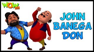 Motu Patlu  Animated Series  Motu Patlu Cartoons  John Banega Don  Wow Kidz [upl. by Eanal]