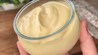 Mayonnaise SANS HUILE  Recette Rapide Saine et Fraîche [upl. by Azriel]