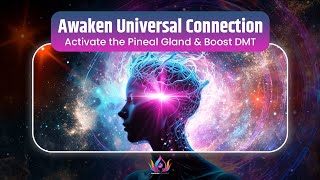 AWAKEN YOUR UNIVERSAL CONNECTION  Activate the Pineal Gland amp BOOST DMT with 963Hz [upl. by Nylssej]