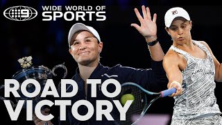 Best of Ash Bartys incredible Australian Open campaign  Wide World of Sports [upl. by Darbee]