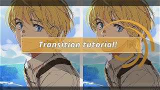 Cutesoft Transition tutorial in alight motion PAID [upl. by Resor90]